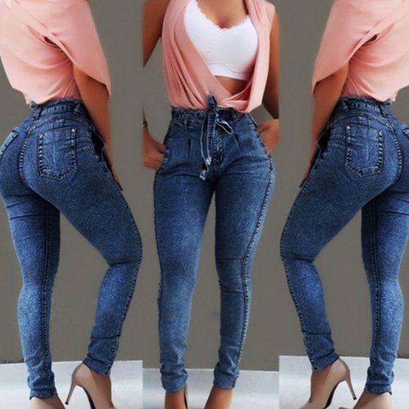High Waist Boutique Jeans - Picture 3 of 7